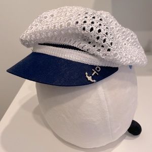 Crochet Navy Inspired Hat for kids 100% cotton
